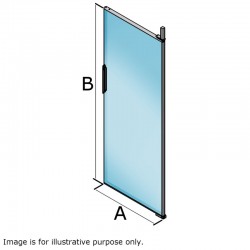 PORTE COMPLET 614X1811MM VALUE